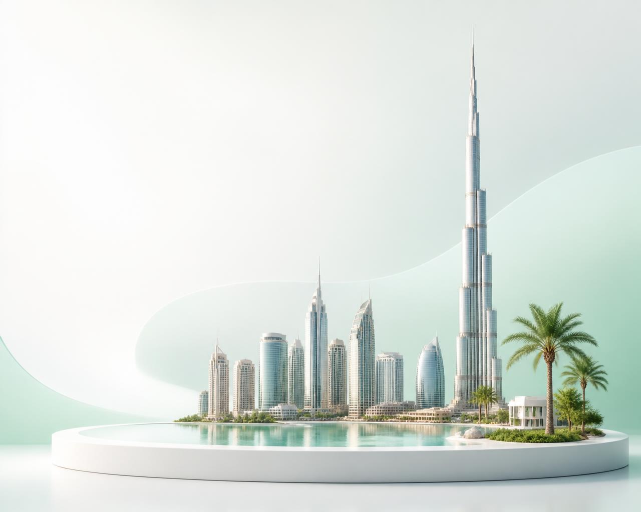 Dubai skyline with Burj Khalifa representing Tax Easy UAE's UAE-focused tax and accounting services
